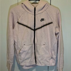 Nike Light Pink Hoodie with Black Details